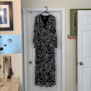 Black and white Vince Camino dress